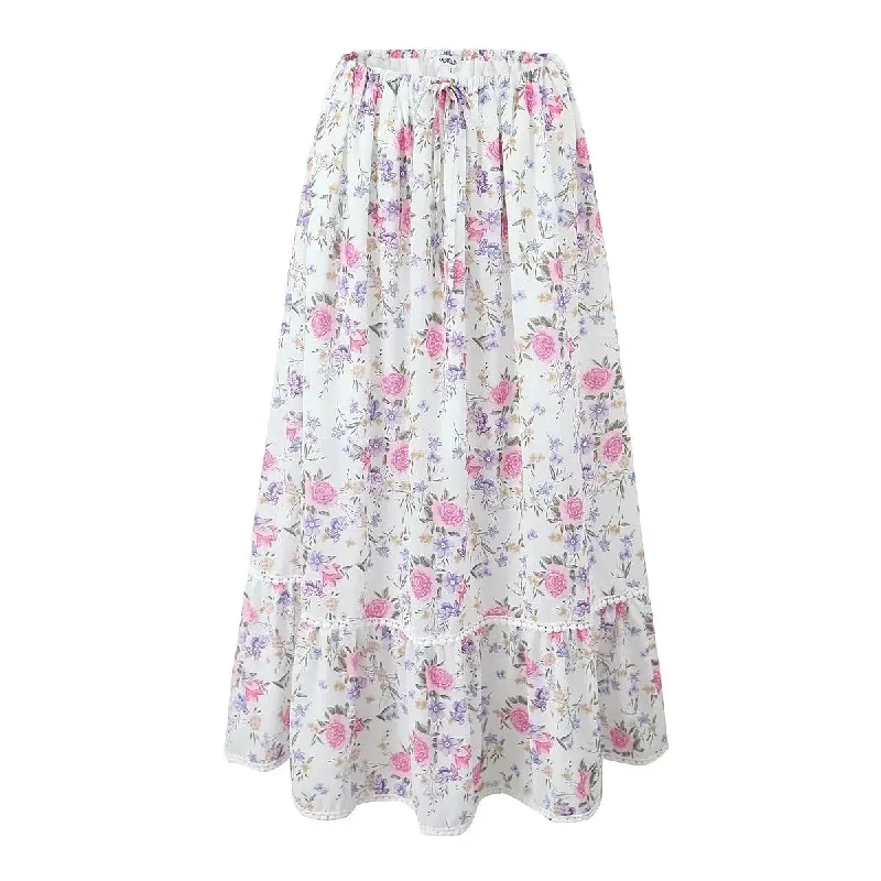 Print skirt only / L