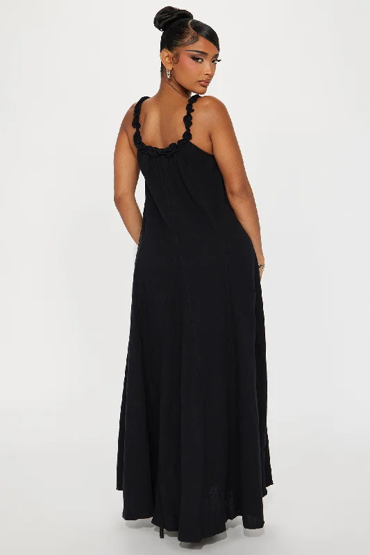 Heide Maxi Dress - Black