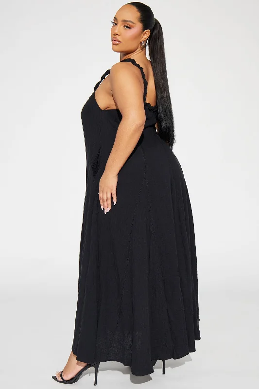 Heide Maxi Dress - Black