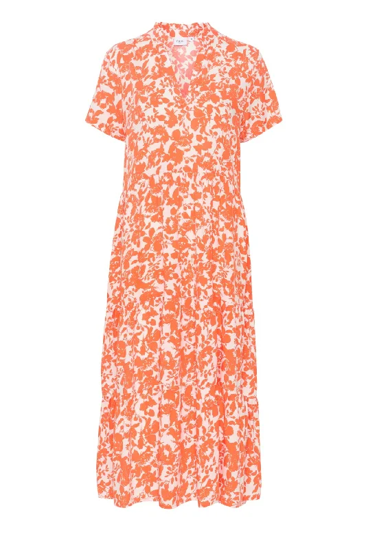 Saint Tropez Eda Short Sleeve Maxi Dress PREMIUM BRAND