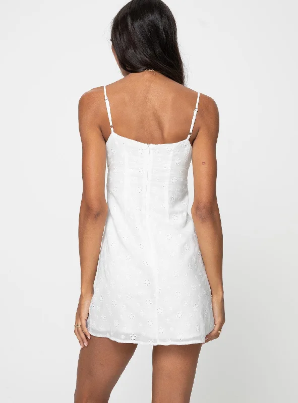 Derett Mini Dress White