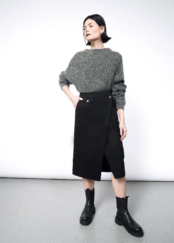 The Essential Utility Wrap Skirt