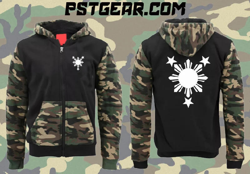 3 Stars and Sun Camo Hoody