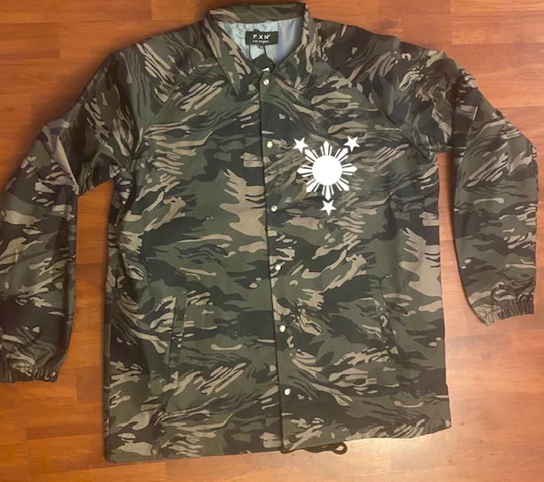 3 Stars and Sun Tiger Camo Windbreaker Limited