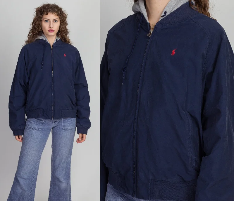 90s Polo Ralph Lauren Hooded Jacket - Men's Large, Women's XL