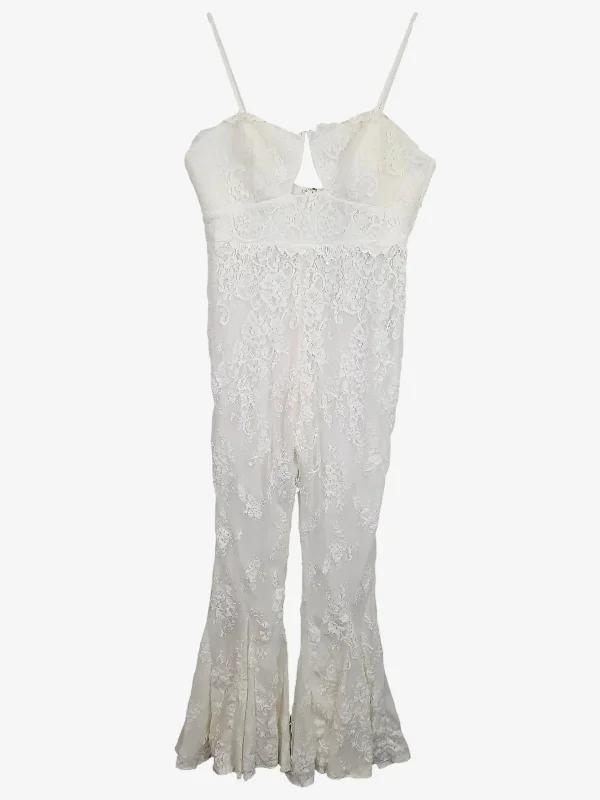 Asos Aisle Lace Flare Jumper Size 18