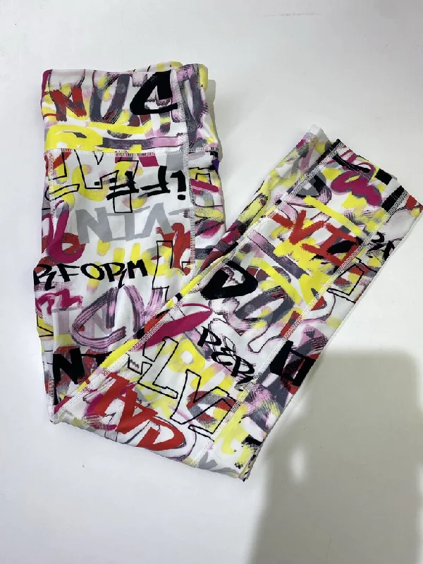 Calvin Klein graffiti leggings NWT L