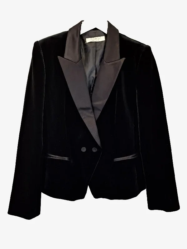 Carla Zampatti Plush Velvet Tuxedo  Jacket Size 10