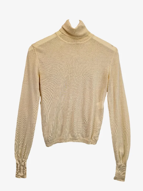 CoSTUME NATIONAL Fine Wool Turtle Neck Knit Jumper Size M