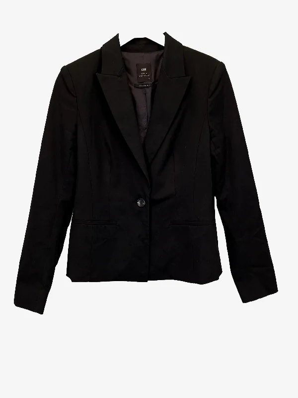 Cue Tailored Office Single Breasted Blazer Size 10