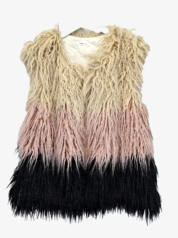 Design Studio Fluffy Vest Size OSFA