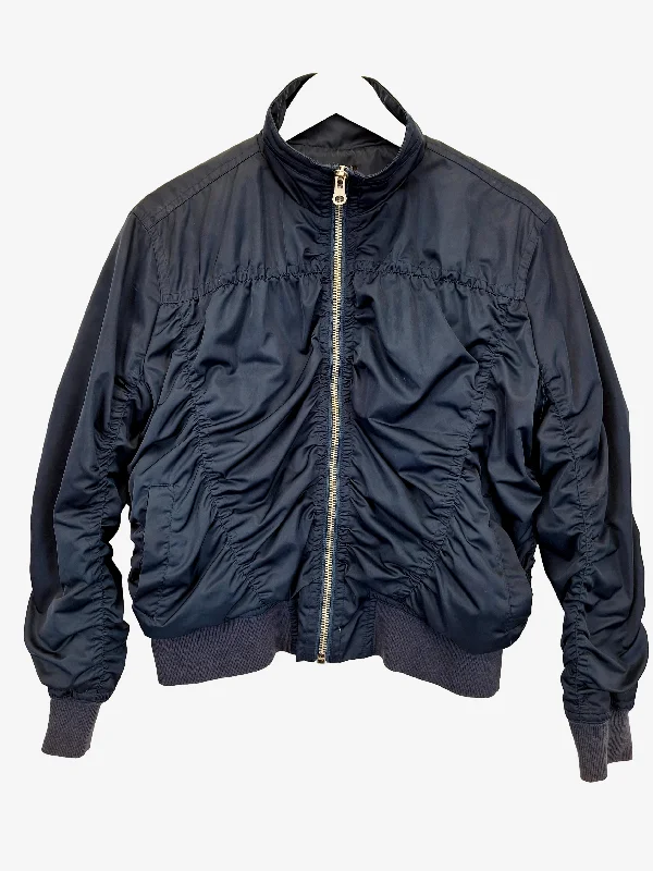 Fate + Becker Navy Bomber Jacket Size 10