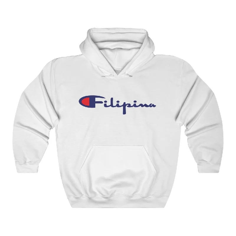 Filipina Blue Champion Heavy Blend Hooded Sweatshirt