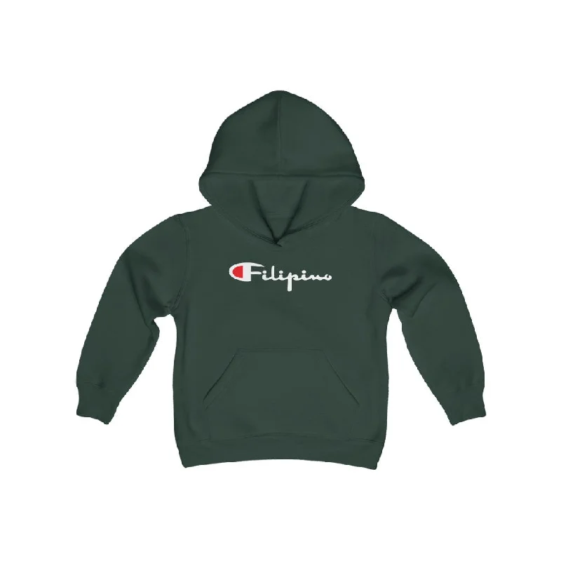 Filipino Champion Kids Youth Heavy Blend Hooded Sweatshirt