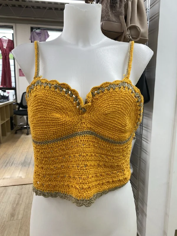 Ichi crochet crop top NWT M/L