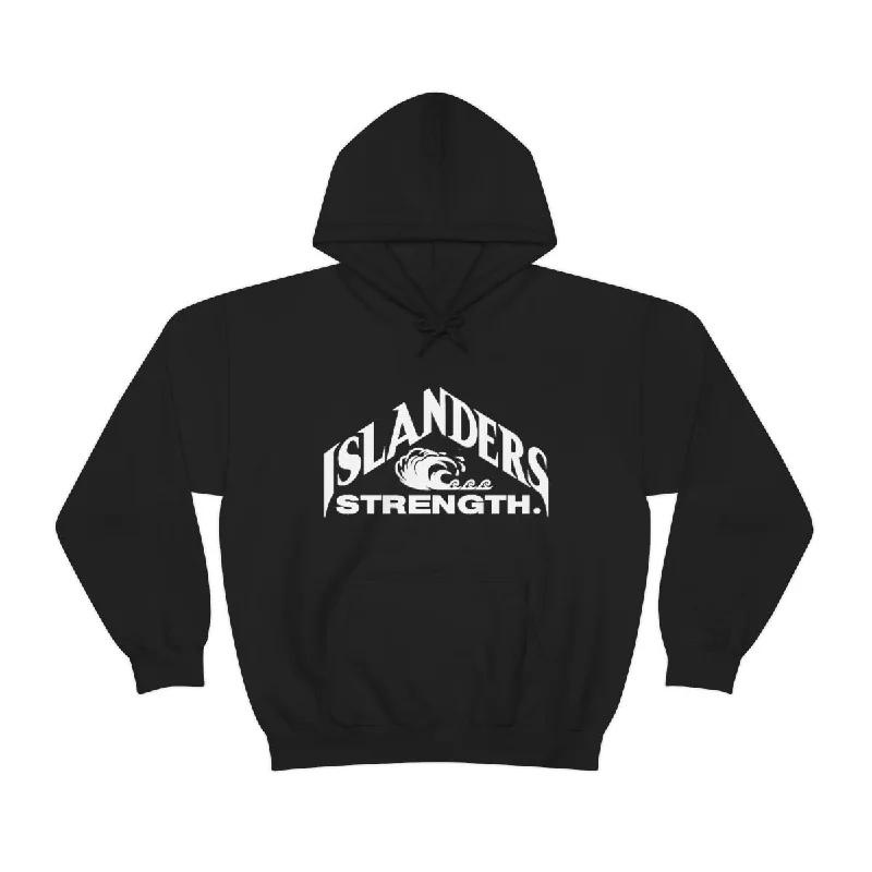 Islanders Strength White Unisex Heavy Blend™ Hooded Sweatshirt