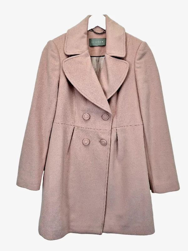 Jigsaw Blush Pink Coat Size 10