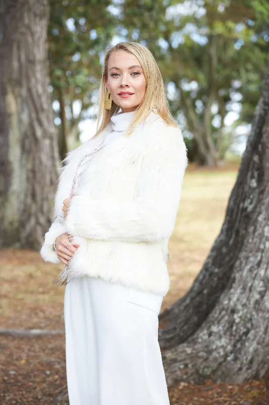 Lady Luxe Furs - LLF004J Rabbit Fur Jacket