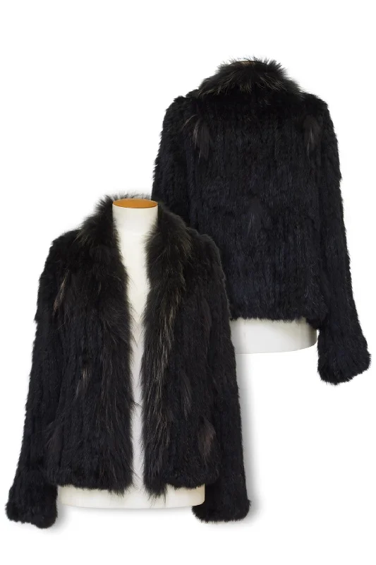 Lady Luxe Furs - LLF004J Rabbit Fur Jacket