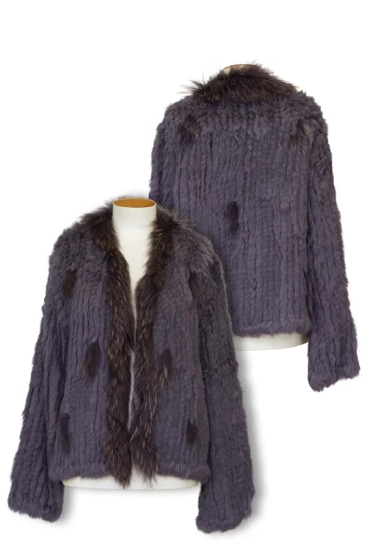 Lady Luxe Furs - LLF004J Rabbit Fur Jacket