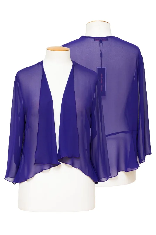 Layla Jones / Jesse Harper LJ0212/JH0244 - Calvin Klein Chiffon Jacket with peplum