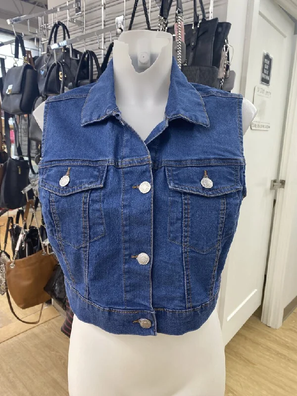 New Look denim vest M