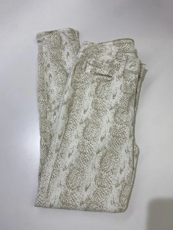 Paige snake print jeans 27