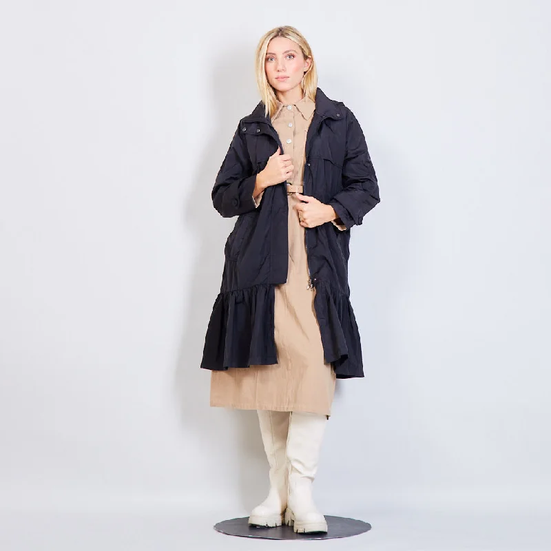 Rainproof long jacket with hood wholesale