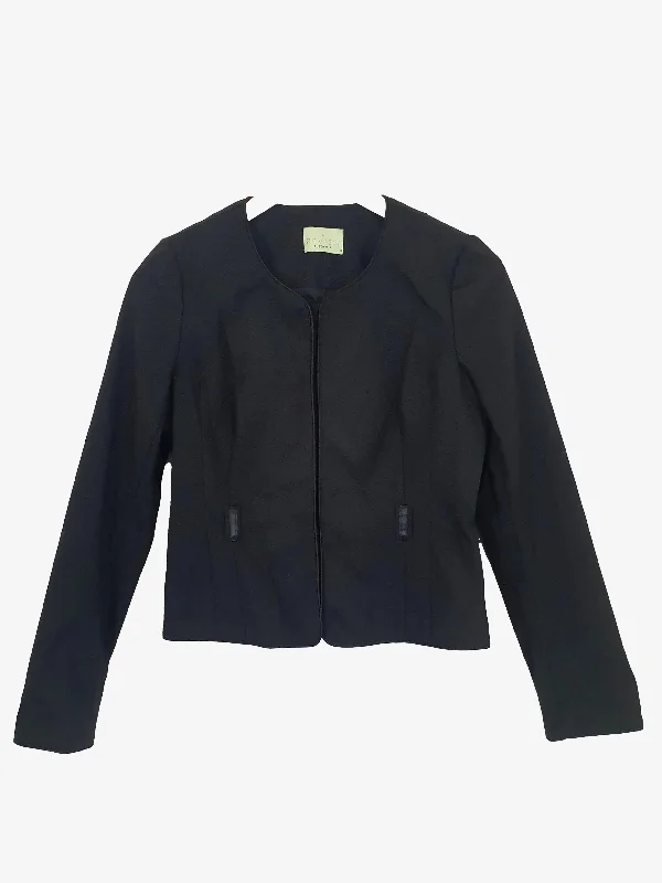 Review Tailored Collarless  Jacket Size 8