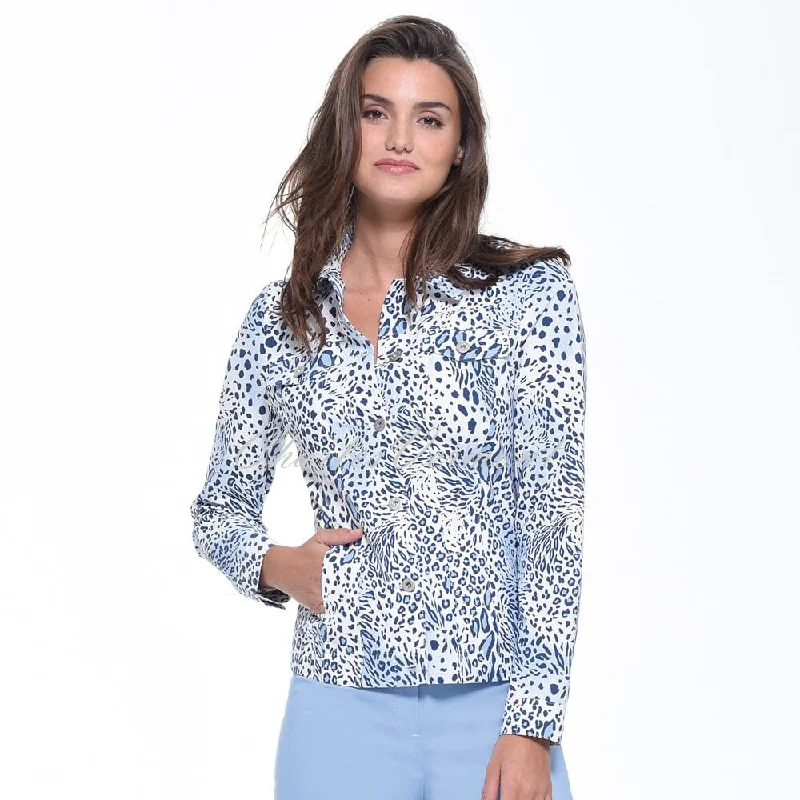 Robell Happy Jacket 57609-54101-62 (Blue Animal Print)