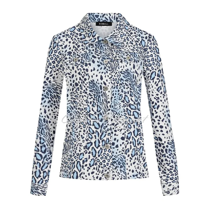 Robell Happy Jacket 57609-54101-62 (Blue Animal Print)