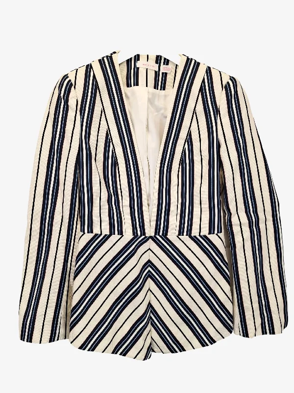 Sass & Bide There She Goes Structured Striped Blazer Size 8