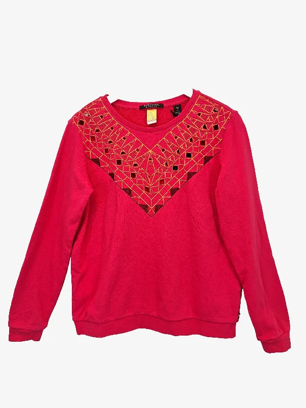 Scotch & Soda Fuchsia Beaded Jumper Size 8