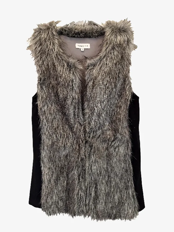 Table Eight Faux Fur Vest Size 8