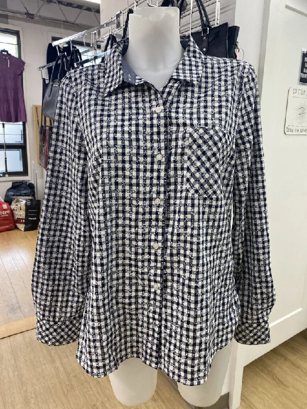 Tommy Hilfiger gingham/floral top M