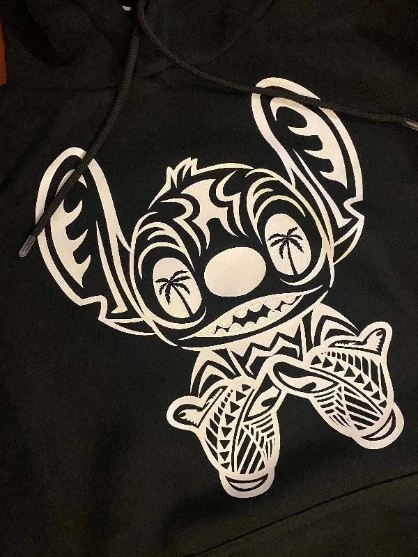 Tribal Tattoos Shaka Kids Hoodies Glow in the Dark