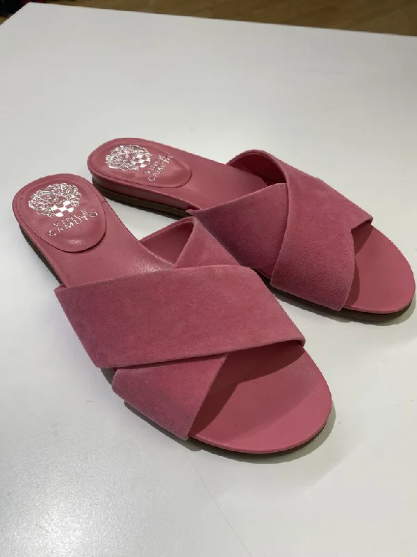 Vince Camuto suede slides 8