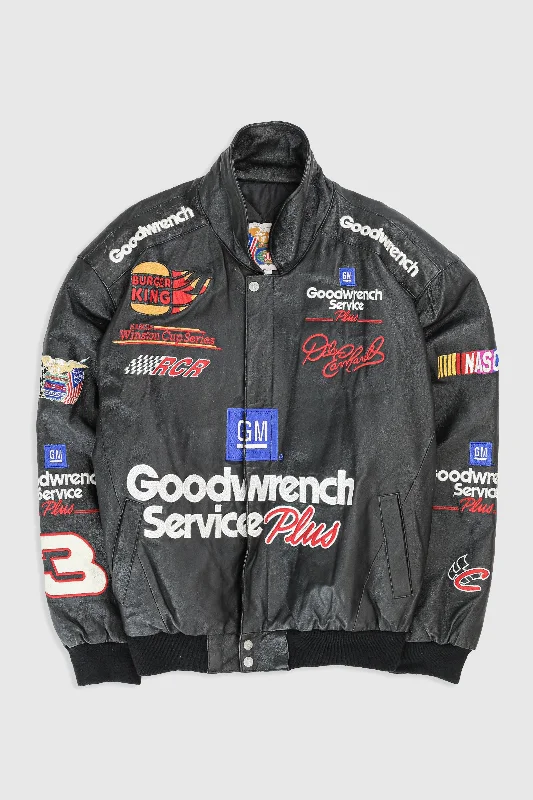 Vintage Racing Leather Jacket - L