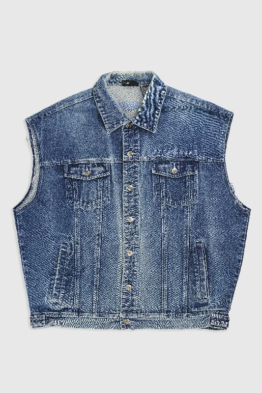 Vintage Rocawear Denim Vest - 2XL