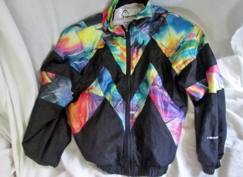 WOMENS Mens HEAD Fitness Running Windbreaker Jacket Coat Parka S BLACK MULTI Athletic