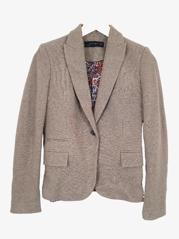 Zara  Office Essential Tailored Single Breasted Jacket Size XS